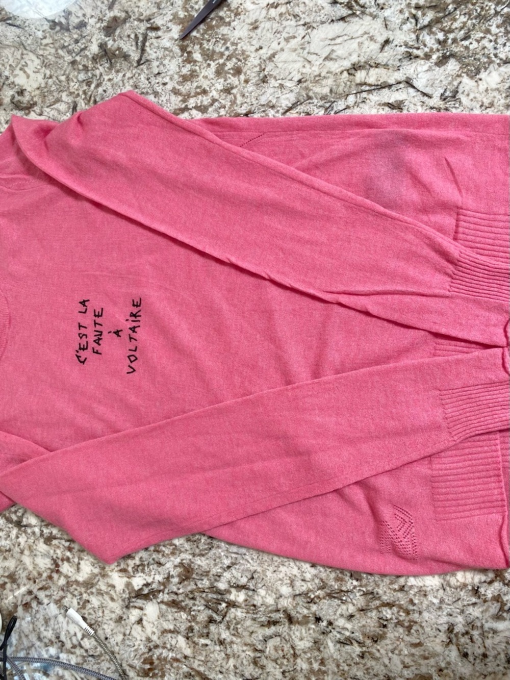 New Zadig & Voltaire Miss Graphic Cashmere Sweater - Picture 11 of 14